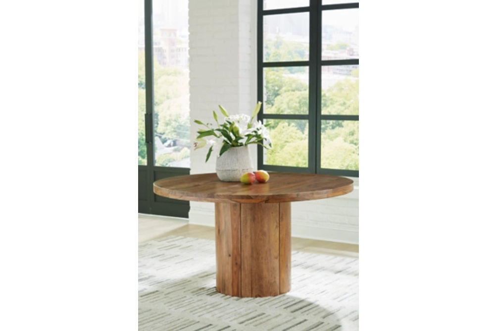 Signature Design by Ashley Dressonni Dining Table-Brown