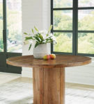 Signature Design by Ashley Dressonni Dining Table-Brown