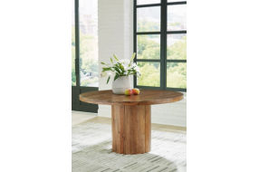 Signature Design by Ashley Dressonni Dining Table-Brown