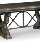 Signature Design by Ashley Maylee Dining Extension Table-Dark Brown