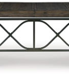 Signature Design by Ashley Maylee Dining Extension Table-Dark Brown