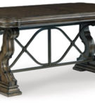 Signature Design by Ashley Maylee Dining Extension Table-Dark Brown