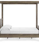 Signature Design by Ashley Shallifer Queen Canopy Bed-Brown