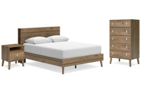 Signature Design by Ashley Aprilyn Queen Bookcase Platform Bed, Chest and Nigh