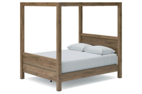 Signature Design by Ashley Aprilyn Queen Canopy Bed-Honey