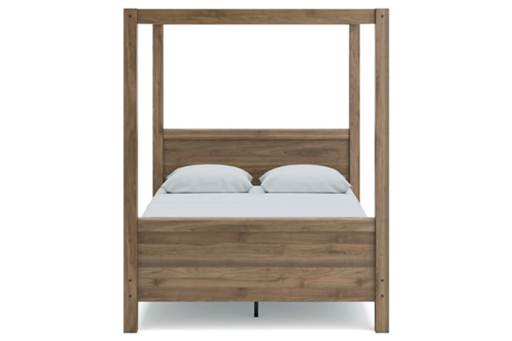 Signature Design by Ashley Aprilyn Queen Canopy Bed-Honey