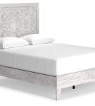 Signature Design by Ashley Paxberry Queen Panel Platform Bed-Whitewash