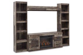 Signature Design by Ashley Derekson 4-Piece Entertainment Center with Electric