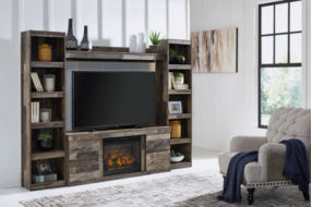 Signature Design by Ashley Derekson 4-Piece Entertainment Center with Electric