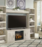 Signature Design by Ashley Bellaby 4-Piece Entertainment Center with Electric