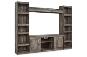 Signature Design by Ashley Wynnlow 4-Piece Entertainment Center-Gray