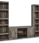 Signature Design by Ashley Wynnlow 3-Piece Entertainment Center with Electric