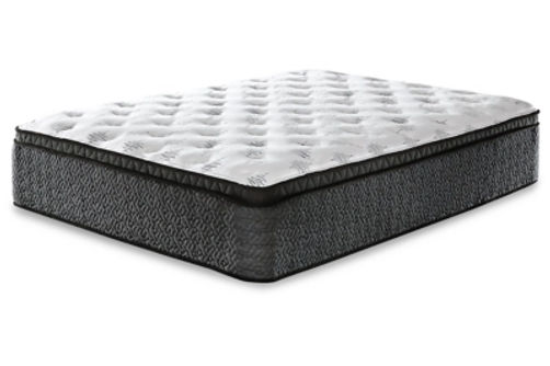 Sierra Sleep by Ashley Ultra Luxury ET with Memory Foam Queen Mattress-White