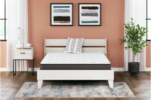 Sierra Sleep by Ashley 8 Inch Bonnell Hybrid Queen Mattress-White