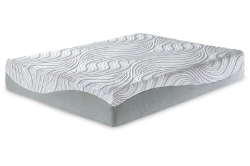 Sierra Sleep by Ashley 12 Inch Memory Foam Queen Mattress-White