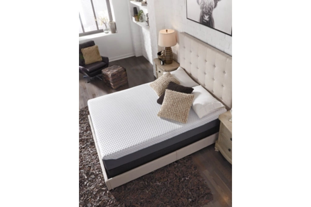 Sierra Sleep by Ashley 10 Inch Chime Elite King Memory Foam Mattress in a box