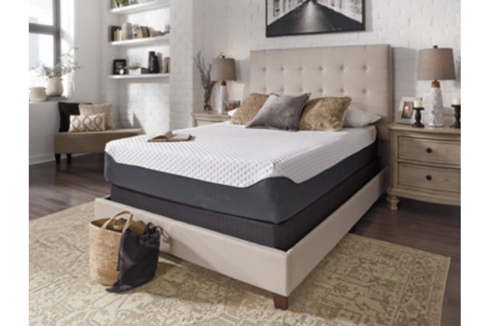 Sierra Sleep by Ashley 12 Inch Chime Elite California King Memory Foam Mattres