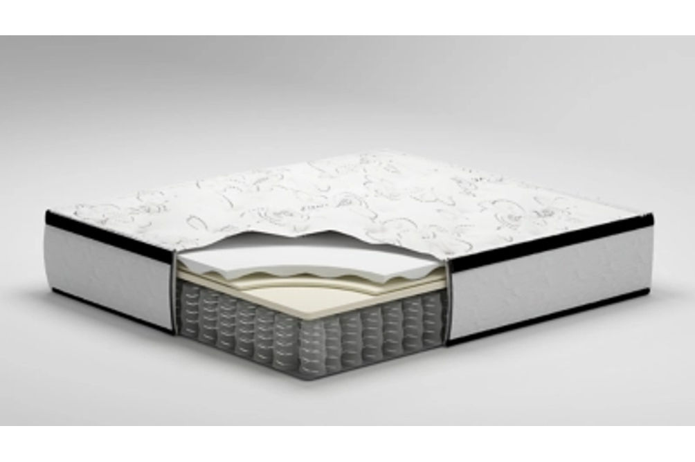 Sierra Sleep by Ashley Chime 12 Inch Hybrid Full Mattress in a Box-White