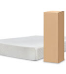 Sierra Sleep by Ashley 10 Inch Chime Memory Foam Queen Mattress in a Box-White