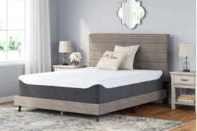 Sierra Sleep by Ashley 14 Inch Chime Elite King Memory Foam Mattress in a Box