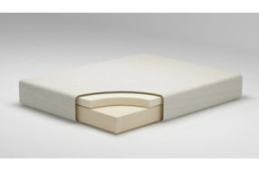 Sierra Sleep by Ashley Chime 8 Inch Memory Foam King Mattress in a Box-White