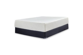 Sierra Sleep by Ashley Chime 12 Inch Memory Foam Queen Mattress in a Box-White