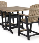 Signature Design by Ashley Fairen Trail Outdoor Counter Height Dining Table wi