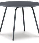 Signature Design by Ashley Palm Bliss Outdoor Dining Table with 2 Chairs-Gray