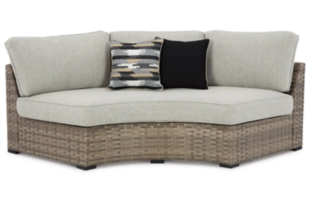 Signature Design by Ashley Calworth 2-Piece Outdoor Sectional-Beige