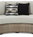 Signature Design by Ashley Calworth 2-Piece Outdoor Sectional-Beige