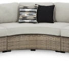 Signature Design by Ashley Calworth 5-Piece Outdoor Sectional-Beige