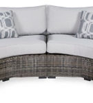 Signature Design by Ashley Harbor Court 2-Piece Outdoor Sectional-Gray