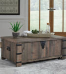 Signature Design by Ashley Hollum Lift-Top Coffee Table-Rustic Brown