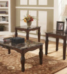 Signature Design by Ashley North Shore Table (Set of 3)-Dark Brown