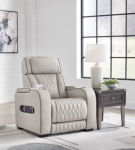 Signature Design by Ashley Boyington Power Recliner-Gray