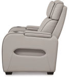 Signature Design by Ashley Boyington Power Recliner-Gray