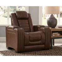 Backtrack Power Recliner Chocolate