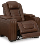 Signature Design by Ashley Backtrack Power Recliner-Chocolate