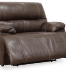 Signature Design by Ashley Ricmen Oversized Power Recliner-Walnut