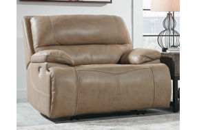 Signature Design by Ashley Ricmen Oversized Power Recliner-Putty