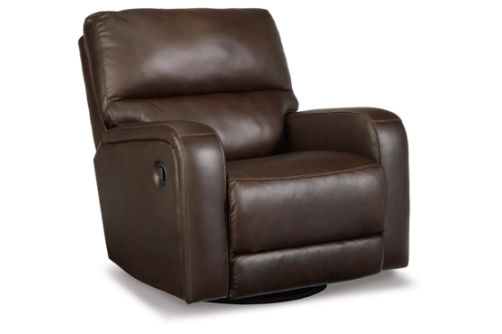 Signature Design by Ashley Emberla Swivel Glider Recliner-Coffee