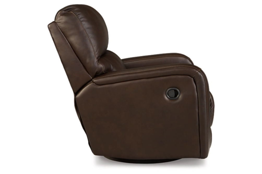 Signature Design by Ashley Emberla Swivel Glider Recliner-Coffee