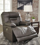 Signature Design by Ashley Wurstrow Power Recliner-Smoke