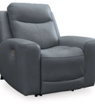 Signature Design by Ashley Mindanao Power Recliner-Steel