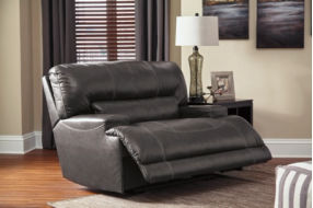 Signature Design by Ashley McCaskill Oversized Power Recliner-Gray