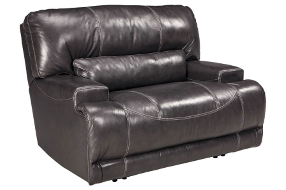 Signature Design by Ashley McCaskill Oversized Power Recliner-Gray