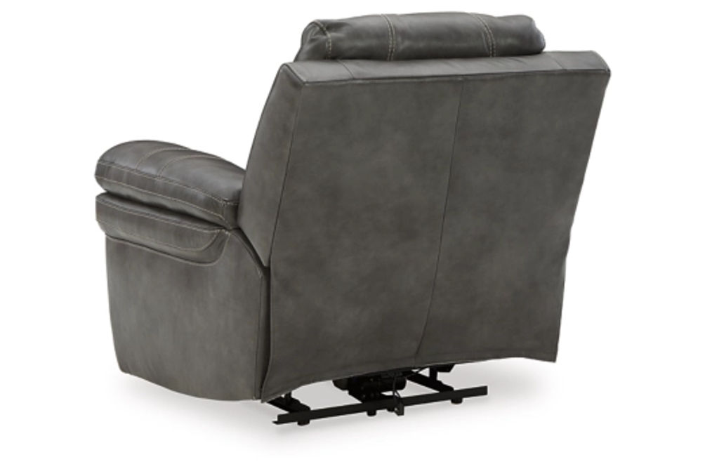 Signature Design by Ashley Edmar Power Recliner-Charcoal