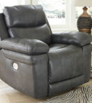 Signature Design by Ashley Edmar Power Recliner-Charcoal