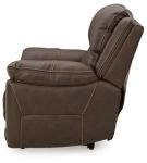 Signature Design by Ashley Dunleith Power Recliner-Chocolate