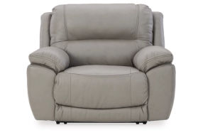 Signature Design by Ashley Dunleith Power Recliner-Gray